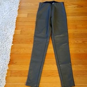 HM faux leather leggings